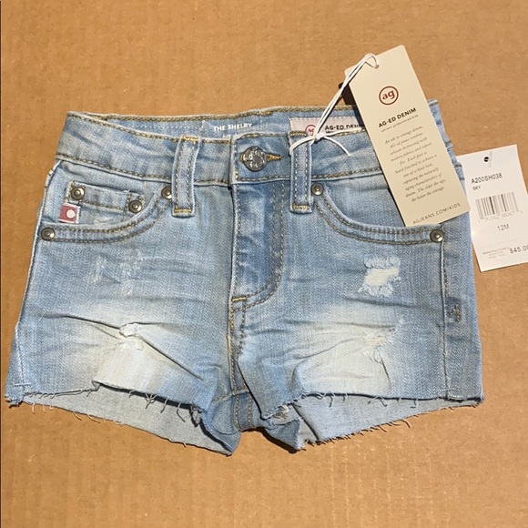 Ag Adriano Goldschmied Other - NWT $45  AG  THE SHELBY FRAY SHORT 12 M GIRLS